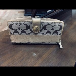 Coach canvas wallet